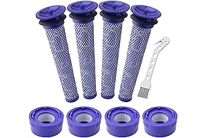 Quantum Clean 8 Pack Compatible with Dyson V8 Filter | 4 Pack...
