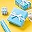 RUSPEPA Sky Blue Wrapping Paper Solid Color- Mini Roll - for Christmas, Wedding, Birthday, Shower, Congrats, and Holiday - 17 Inches X 32.8 Feet