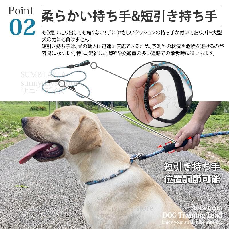 Amazon | スリップリード リード 犬 しつけ 散歩 しつけ用リード