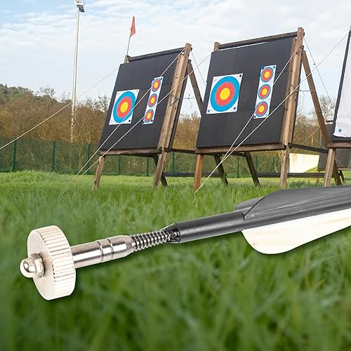 Miniatura 13 de SOPOGER 50 paquetes de flechas de tiro con arco – Insertos de flecha para flechas de carbono 0.244/0.244 in de plástico para bricolaje caza tiro