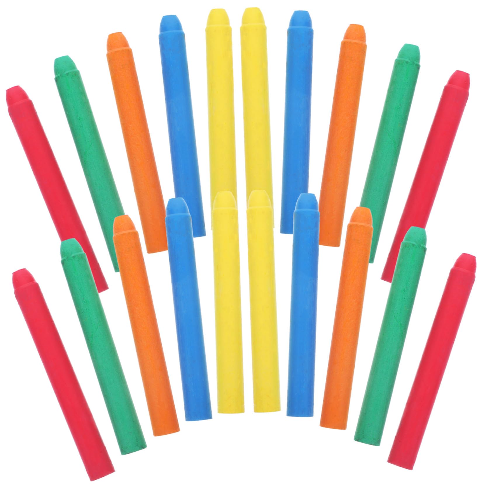 60 Piezas Tizas Coloridas sin Polvo para Maestros Tizas Lavables y Fáciles de Borrar para Pizarras y Escolar Interiores y Exteriores
