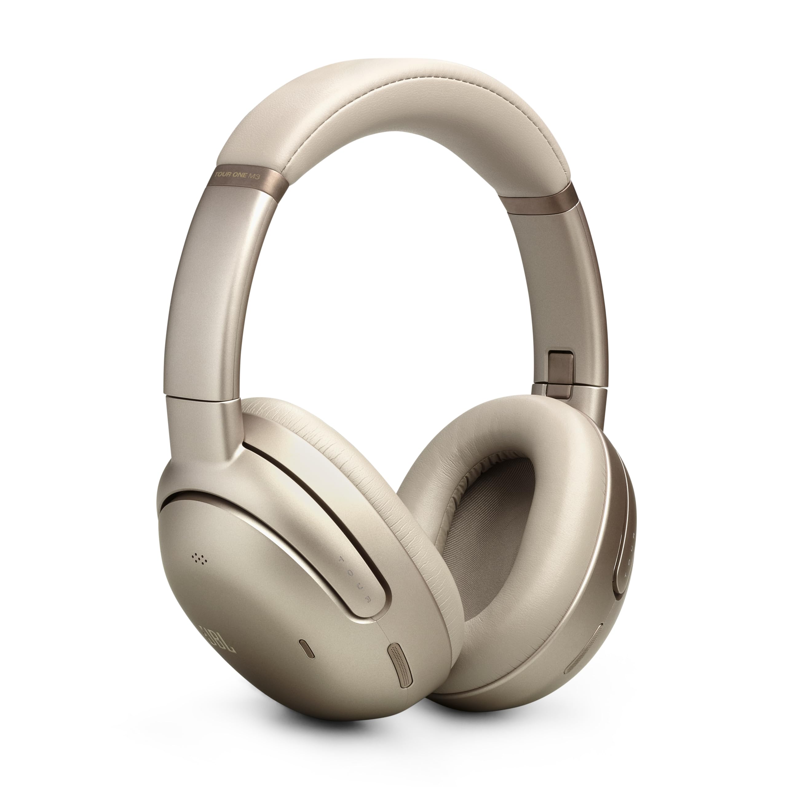 JBL Tour One M3, Cuffie Wireless Over-Ear Bluetooth, Champagne | Cancellazione Adattativa del Rumore, 70 Ore di Autonomia, Confortevoli, Suono JBL Spatial 360 con Head Tracking