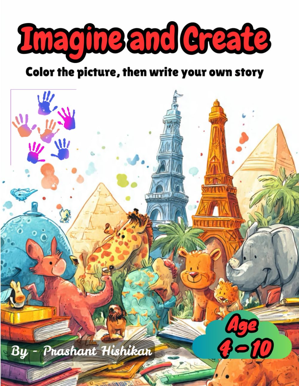 Imagine and Create: Color the picture, then write your own story