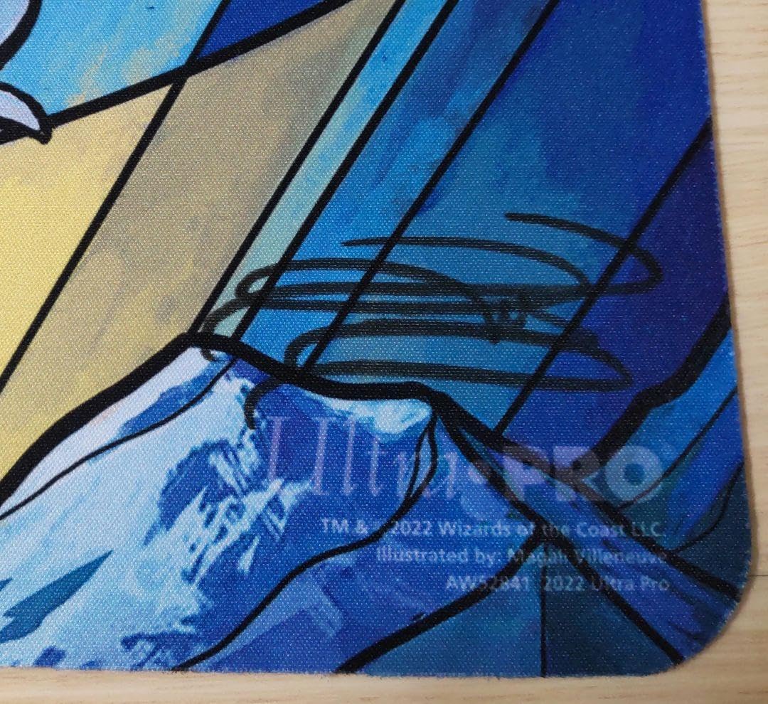 【サイン入】MTG プレイマット 島 ステンドグラス Amazon | サイン入MTG プレイマット 島 ステンドグラス | トレカ