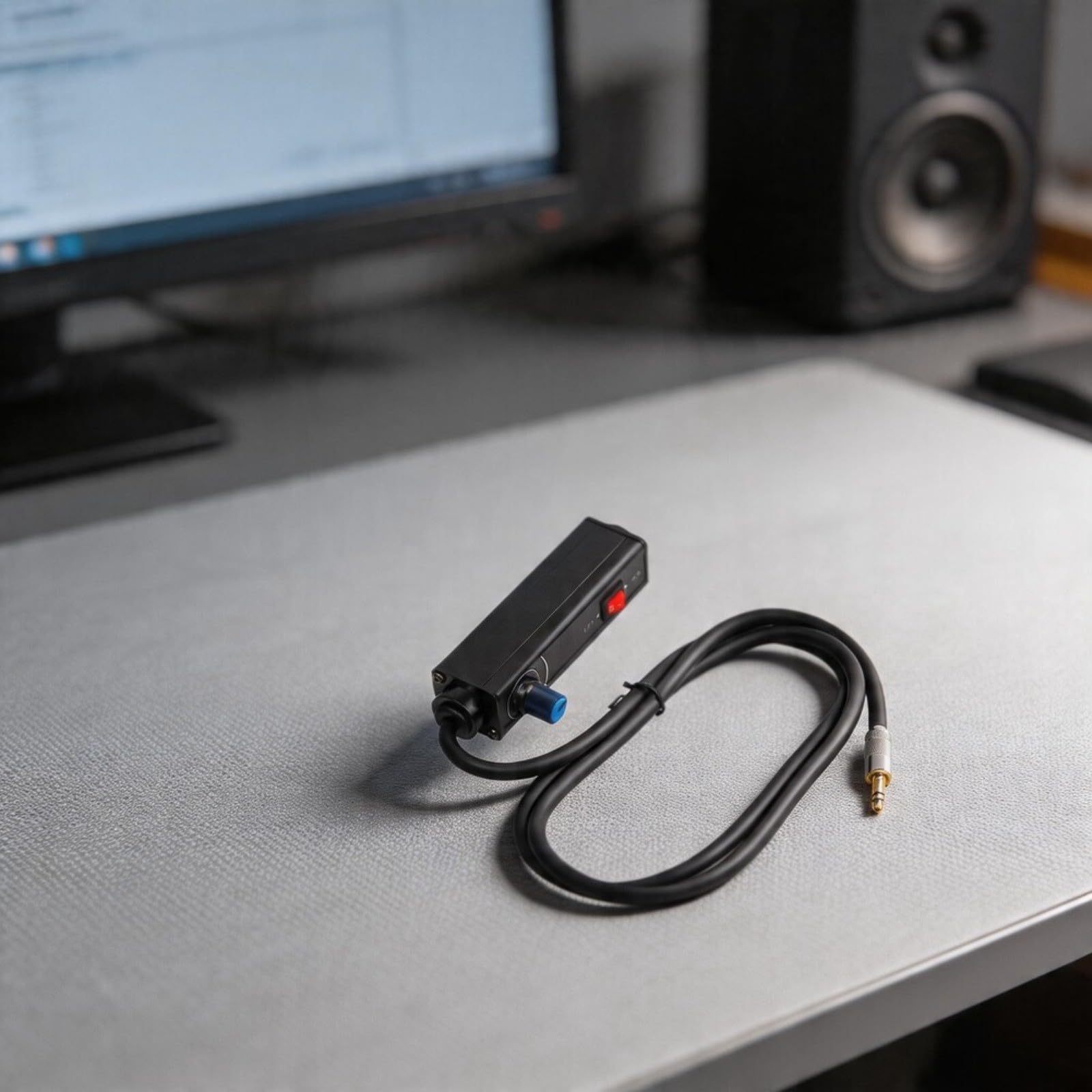 Trasformatore isolatore audio bilanciato da 3,5 mm a XLR, riduzione del rumore, ronzio per eliminatore per registrazione professionale in studio, audio dal vivo e sistemi audio domestici, nero