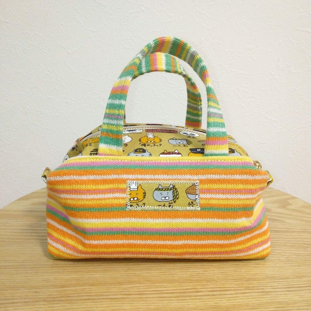 コットンこばやし猫ちゃん2 点セット 小さなバッグポーチ まつげ猫