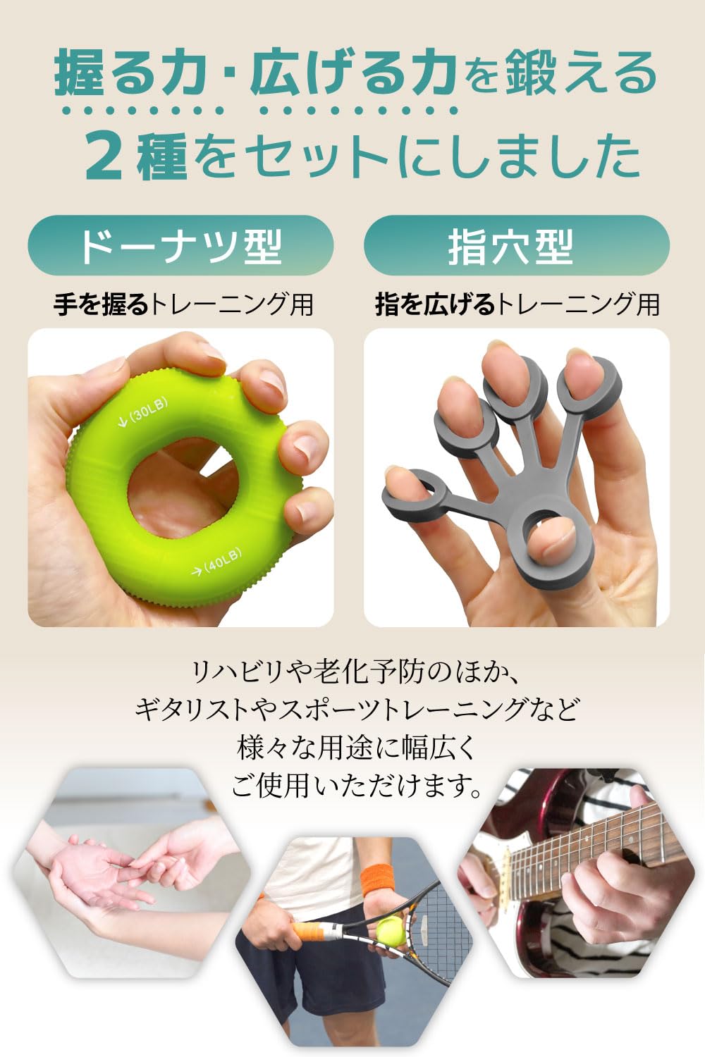 Amazon | [HUCCO] ハンドグリップ 握力グリップ 握力 トレーニング