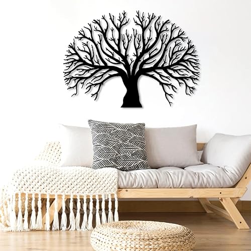 Miniatura 2 de Arte de pared de metal árbol de la vida, arte de pared de árbol de la vida, decoración de pared de árbol de la vida, decoración de pared de metal,