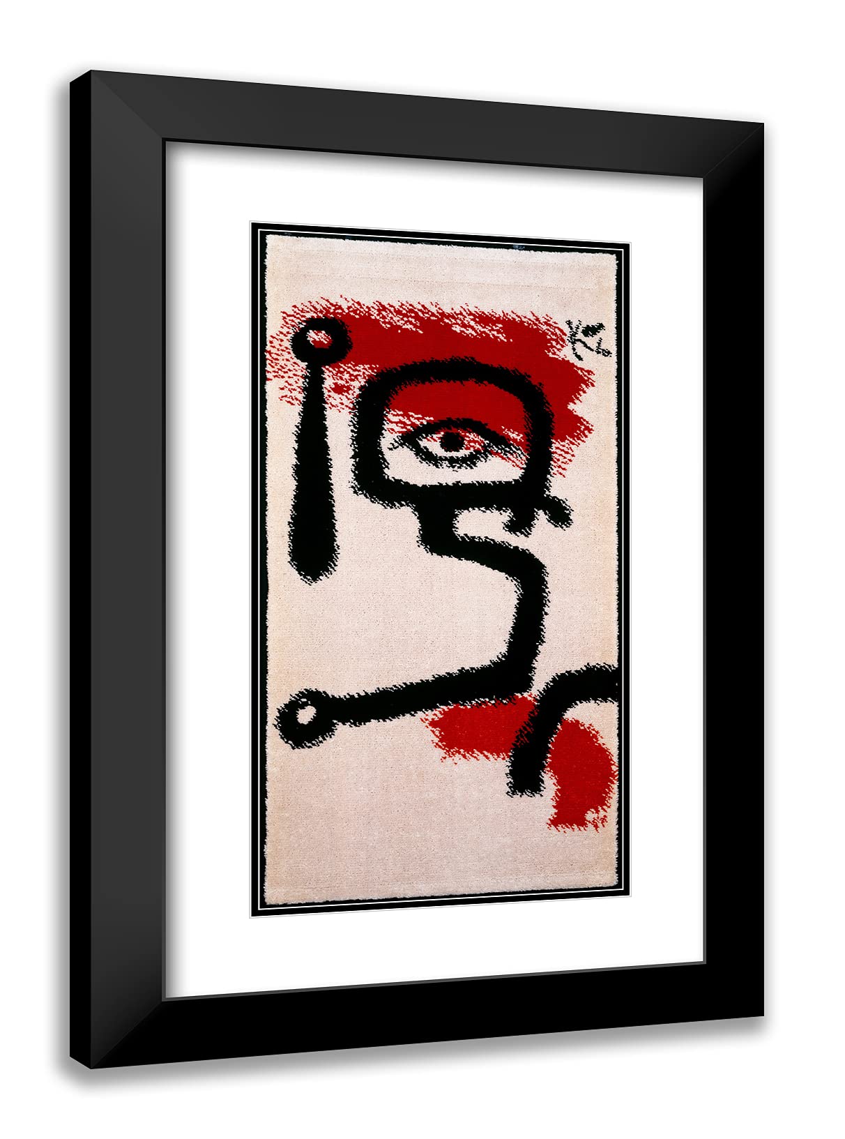 Amazon.com: ArtDirect Paul Klee 16x24 Black Modern Framed and