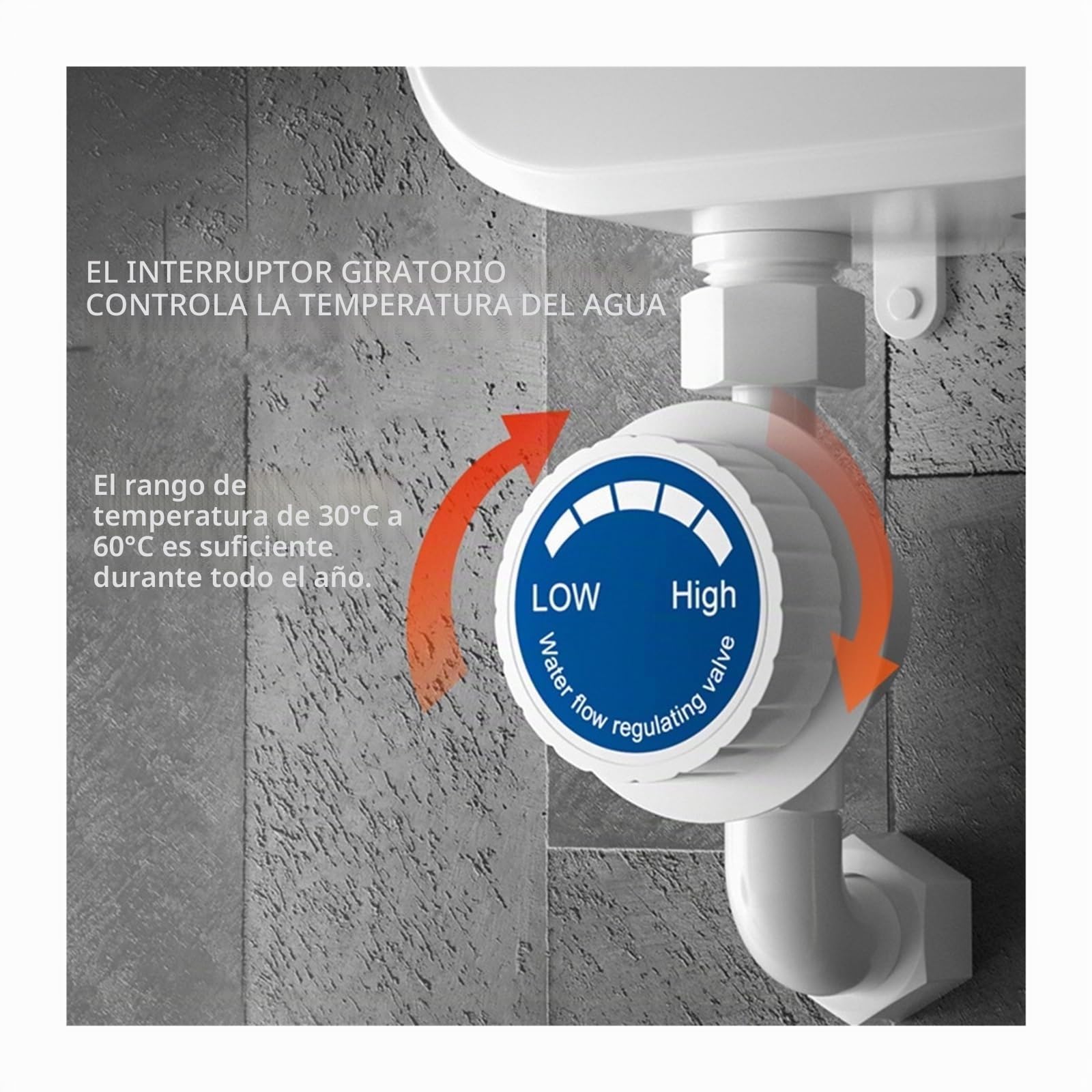 Calentadores de piscina, Calentador De Agua Instantáneo De Acero Inoxidable 304, Aspersor De Apagado Automático, Calentador De Agua, Aspersor Impermeable LCD Digital