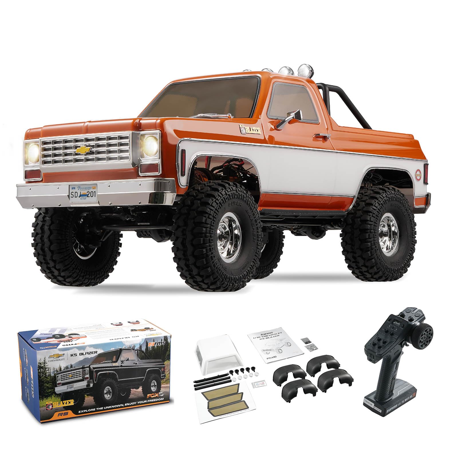 FMS FCX10 Chevy K5 Blazer RS Officially Licensed 1:10 Scale Rock