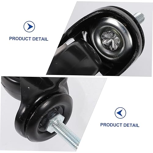 Miniatura 3 de Ruedas giratorias resistentes de la rueda de la estantería del alambre industrial para las unidades de almacenamiento de la oficina