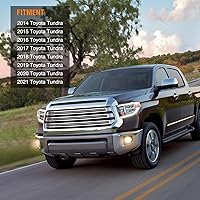 Vista 7 de Nilight Conjunto de luces antiniebla compatible con Toyota Tundra 2014, 2015, 2016, 2017, 2018, 2019, 2020 y 2021, lente transparente de repuesto