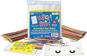 WikkiStix Fun Paks, Contains 50 Individual paks! Great for Parties, Travel, classrooms, Award/incentives, Restaurants Giving, Made in The USA