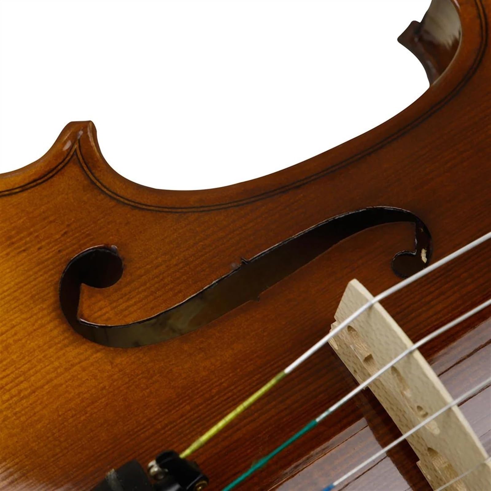 Violine 4/4 Violine Natürliche Akustische Violine Geige Im Retro-Stil Mit Koffer Bogen Schulterstütze Zubehör