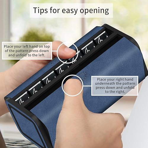 Miniatura 3 de Pastillero organizador semanal, 7 días, 2 veces al día, de cuero, para viajes, privacidad, contenedor grande para medicamentos, portátil, diario,