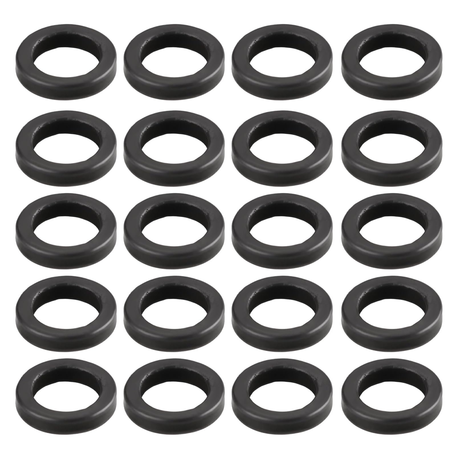 AS Axis Spindleon 100 Pcs Fishing Line Black Stainless Steel Connector Ring 2.5mm Fit for Rough Fishing Fly Fishing Lure Fishing