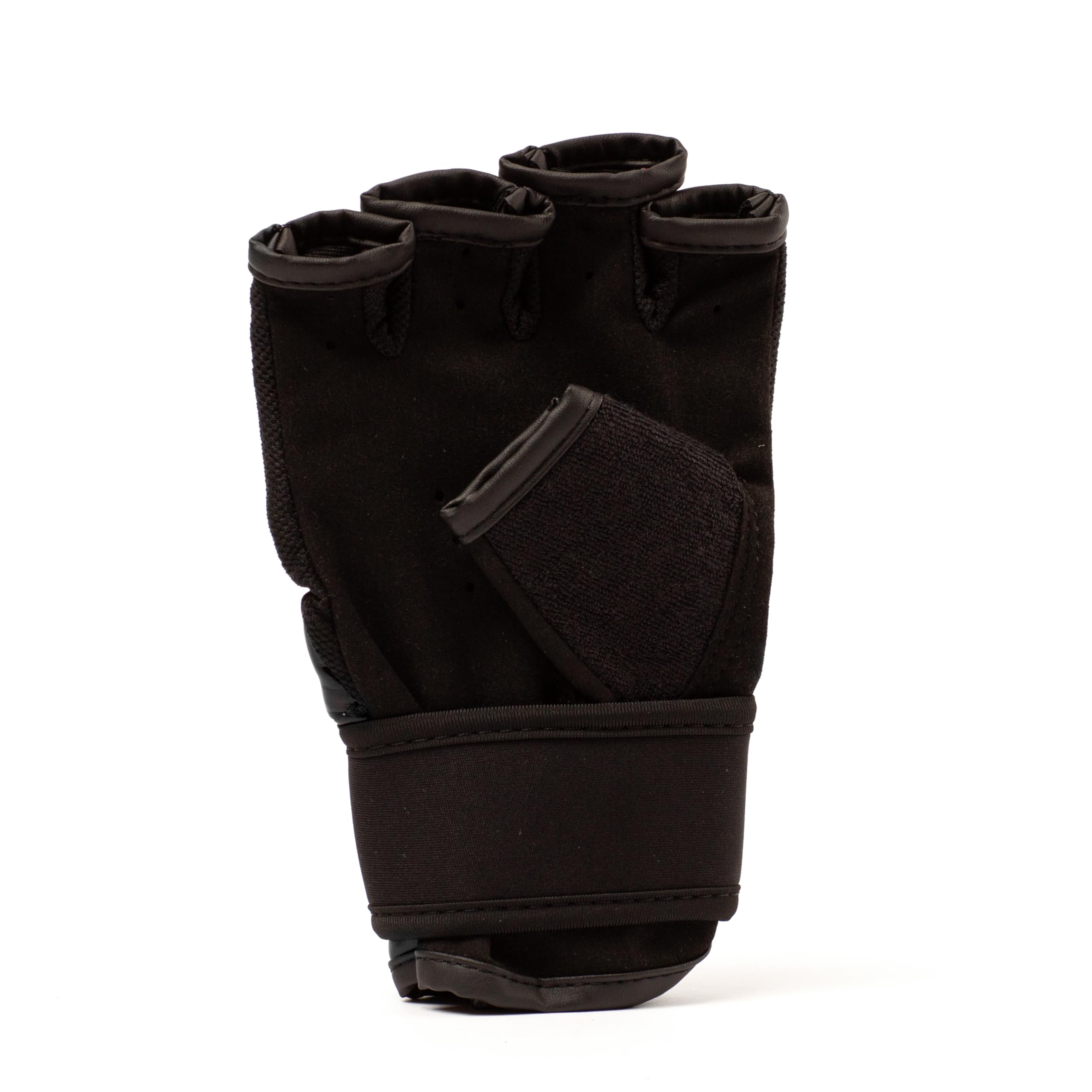 Everlast Core Everstrike MMA Gloves Black, Training Gloves for Pad Work & Sparring, High Flex Panels, Foam Padded Knuckles and Double Wrap Compression Closure System - Authentic Everlast Gear