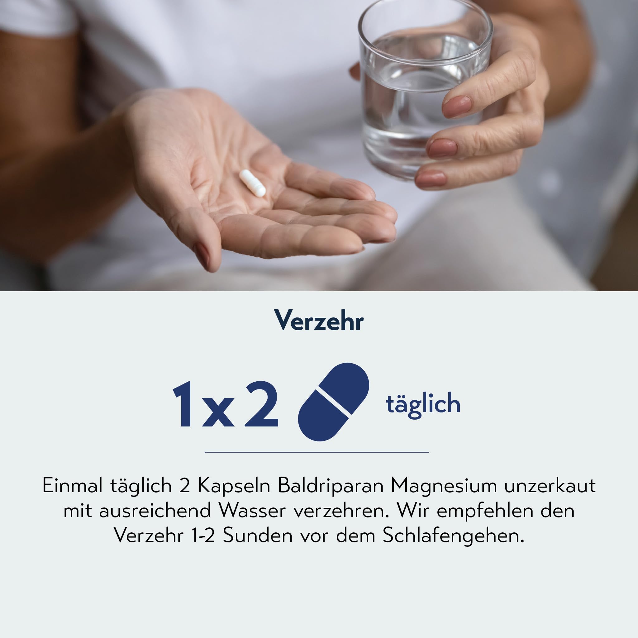 Baldriparan® Magnesium - hochdosierter Premium-Komplex mit Magnesiumbisglycinat aus der Apotheke. Hohe Bioverfügbarkeit. Laborgeprüft, vegan und ohne künstliche Zusätze.