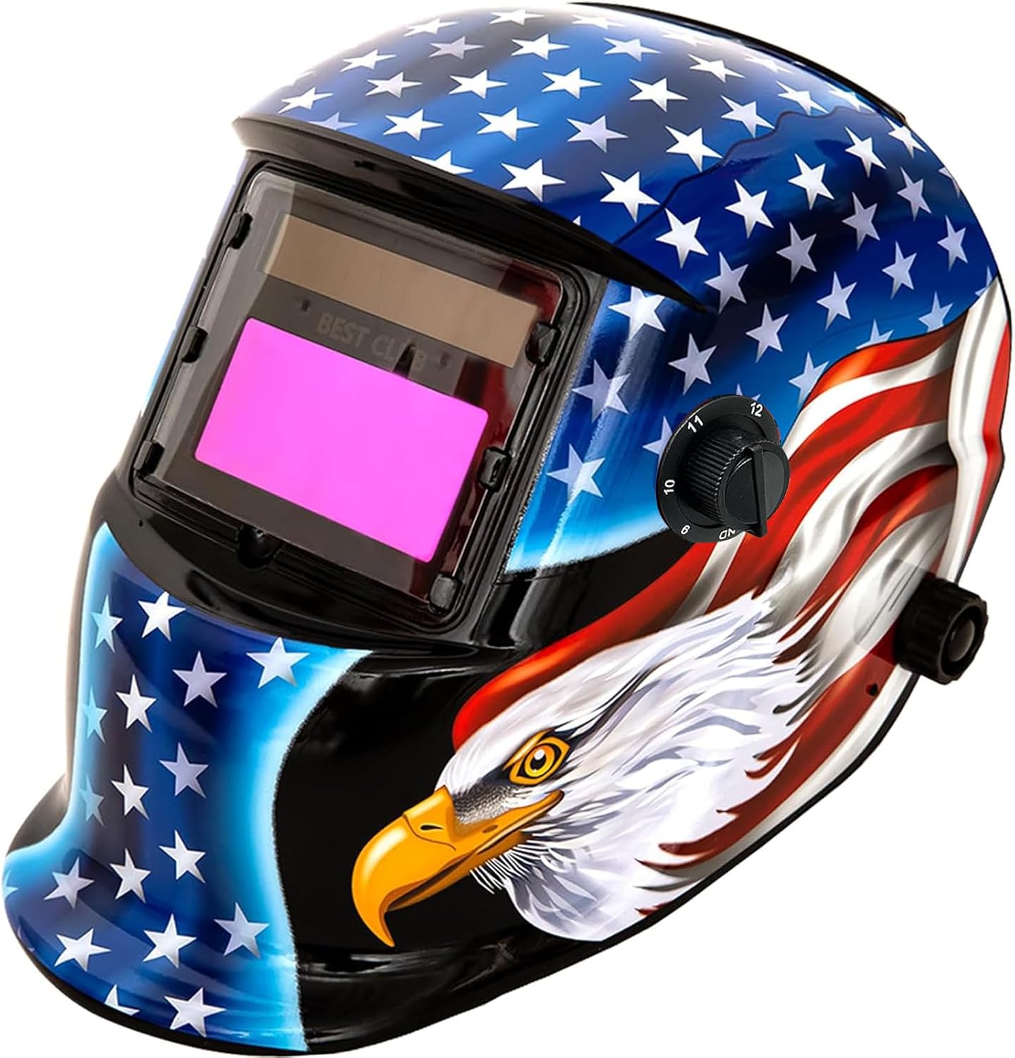Welding Helmet Auto Darkening : BESTCLUB True Color Solar Powered Hood with Adjustable Shade Range 4/9-13 for Mig Tig Arc Welder Mask