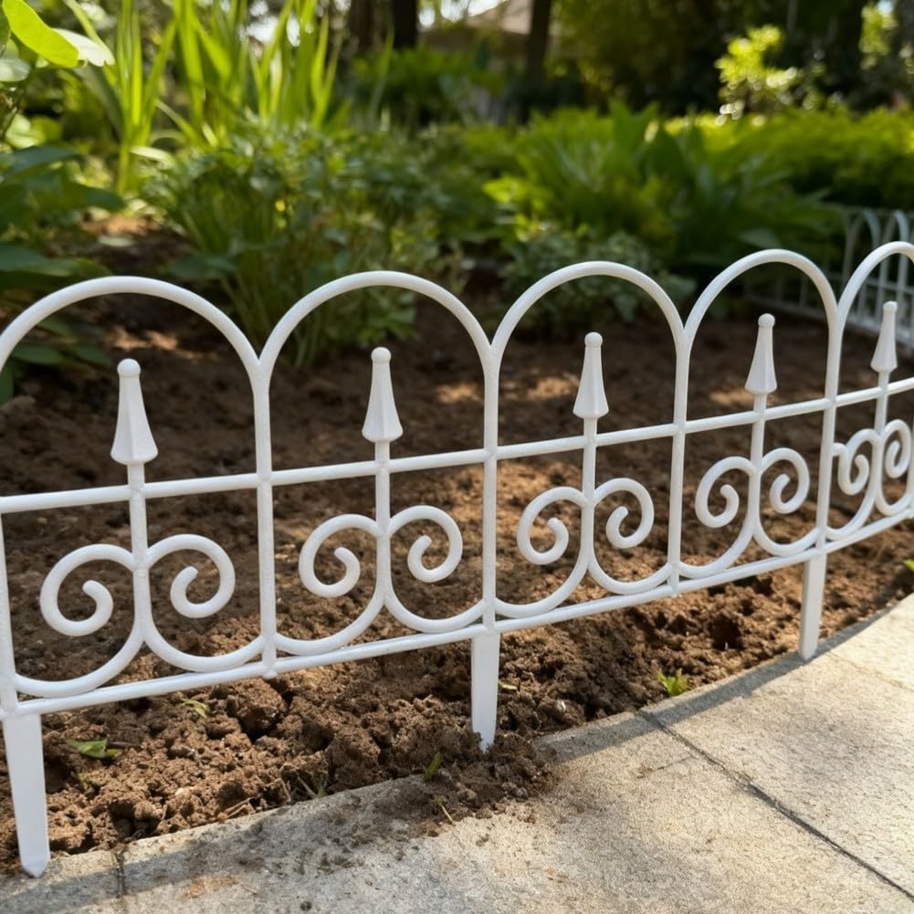 Bordo per giardino in Plastica 10 Design Bordo per giardino(White)
