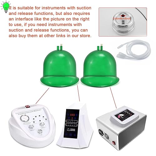 Miniatura 2 de Elitzia Vasos de vacío para levantamiento de glúteos 101.4 fl oz101 fl oz Accesorios para máquinas de ventosas al vacío Nalgas extragrandes 9.05