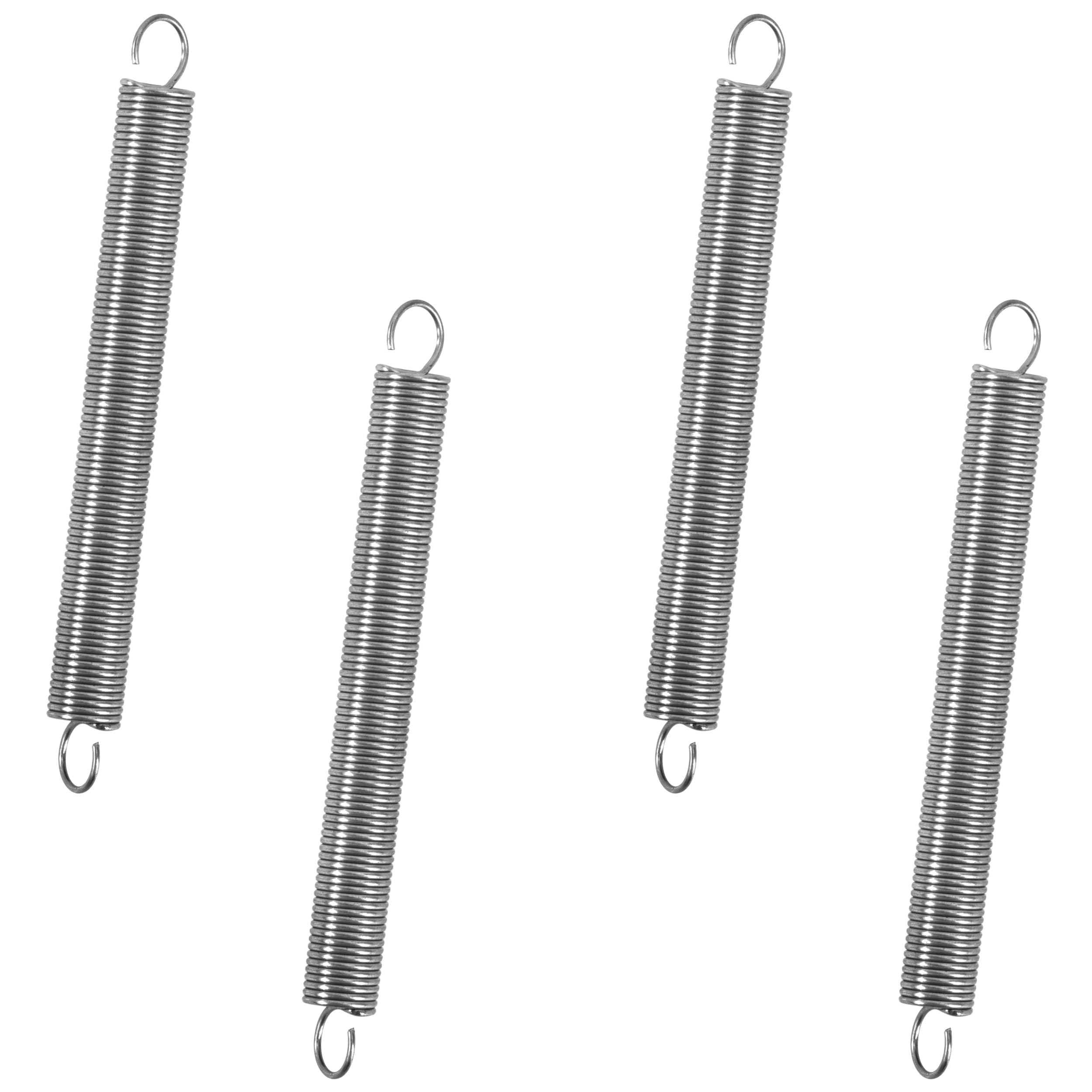 Zugfeder mit Haken,Zugfedern Feder 65Mn Federstahl,d=1,6 mm, 10-16mm,L