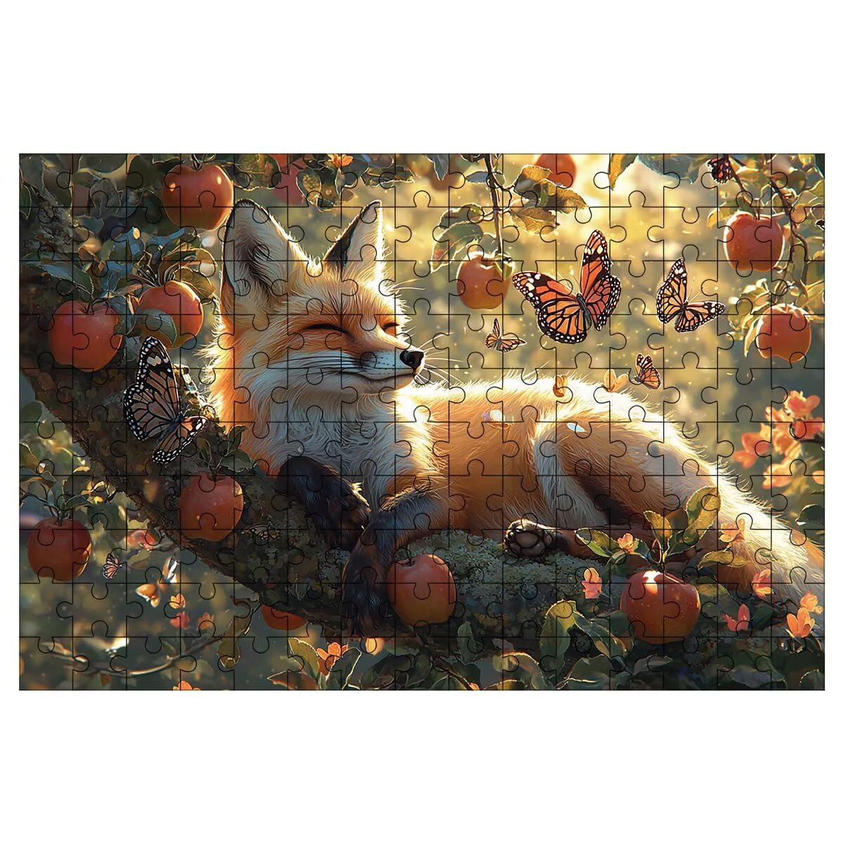 Puzzle 1500 sztuk Fox Drewniane Puzzle Dla Dorosłych 87x57cm -1431