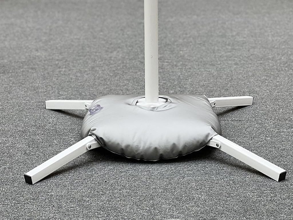 Sandsack Beschwerung Befüllba,4 Stück Wasser Schirmständer Gewichtstasche,Tragbare Faltbare Runde Regenschirm Tasche,Runder Flaggen Gewichtstasche,Wasser Gewichtssack,für Schirme Balkon Strand