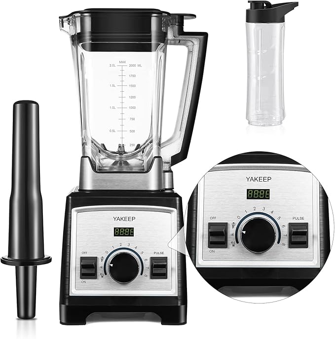 Amazon.de Standmixer Smoothie Maker, YAKEEP 2000W Mixer