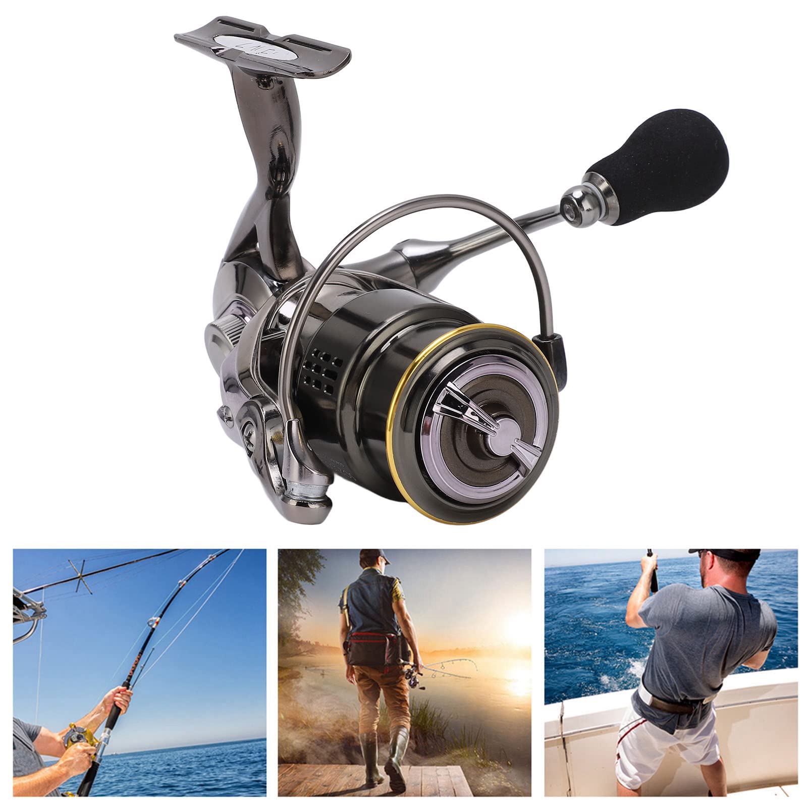 Kołowrotek wędkarski 9+1BB High Speed Lekki kołowrotek spinningowy do wędkarstwa morskiego SG2500S