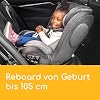Osann Eno360 S 2 - 360 Degree Rotating Child Car Seat i-Size Child Car Seat from Birth 0 - 12 Years Growing with Isofix (40-150 cm) - Nero
