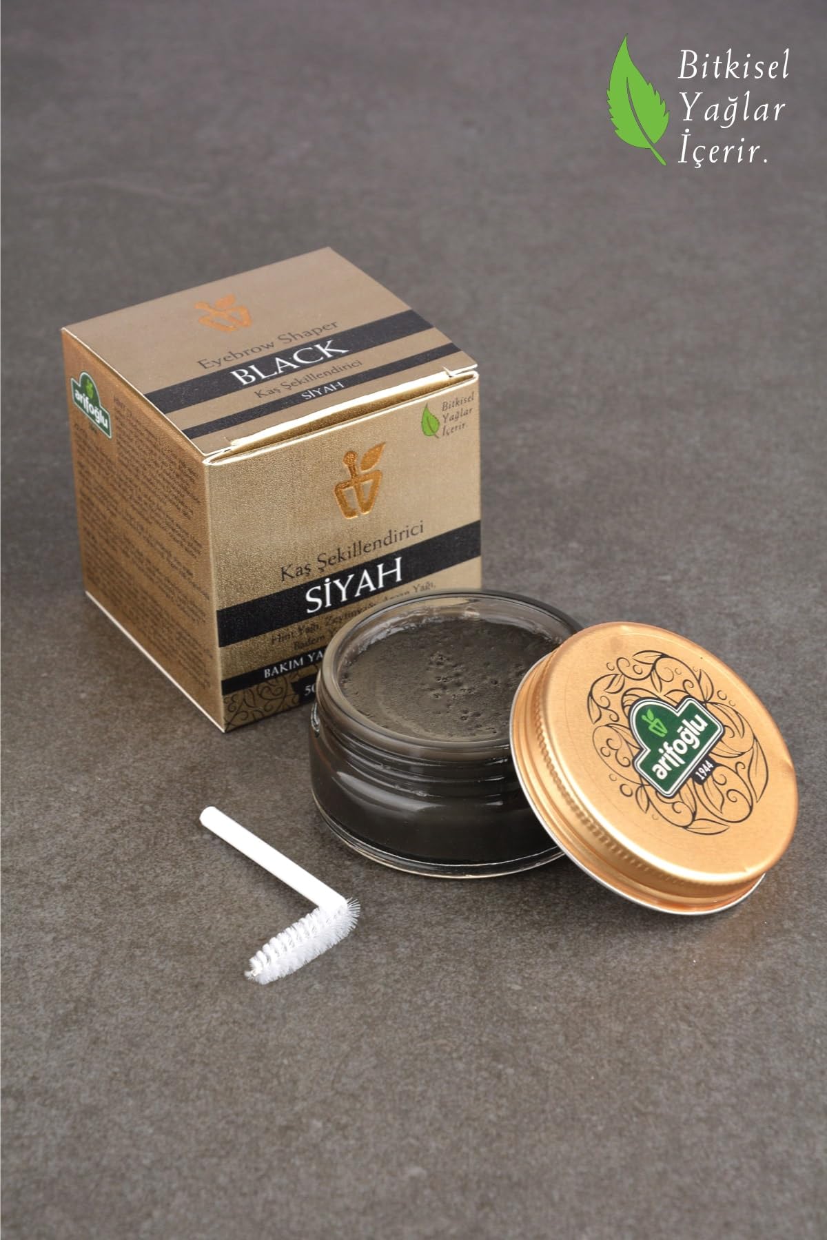 Arifoğlu Kaş Şekillendirici - Siyah Rengi 50ml- Bakım Yapar & Güçlendirir