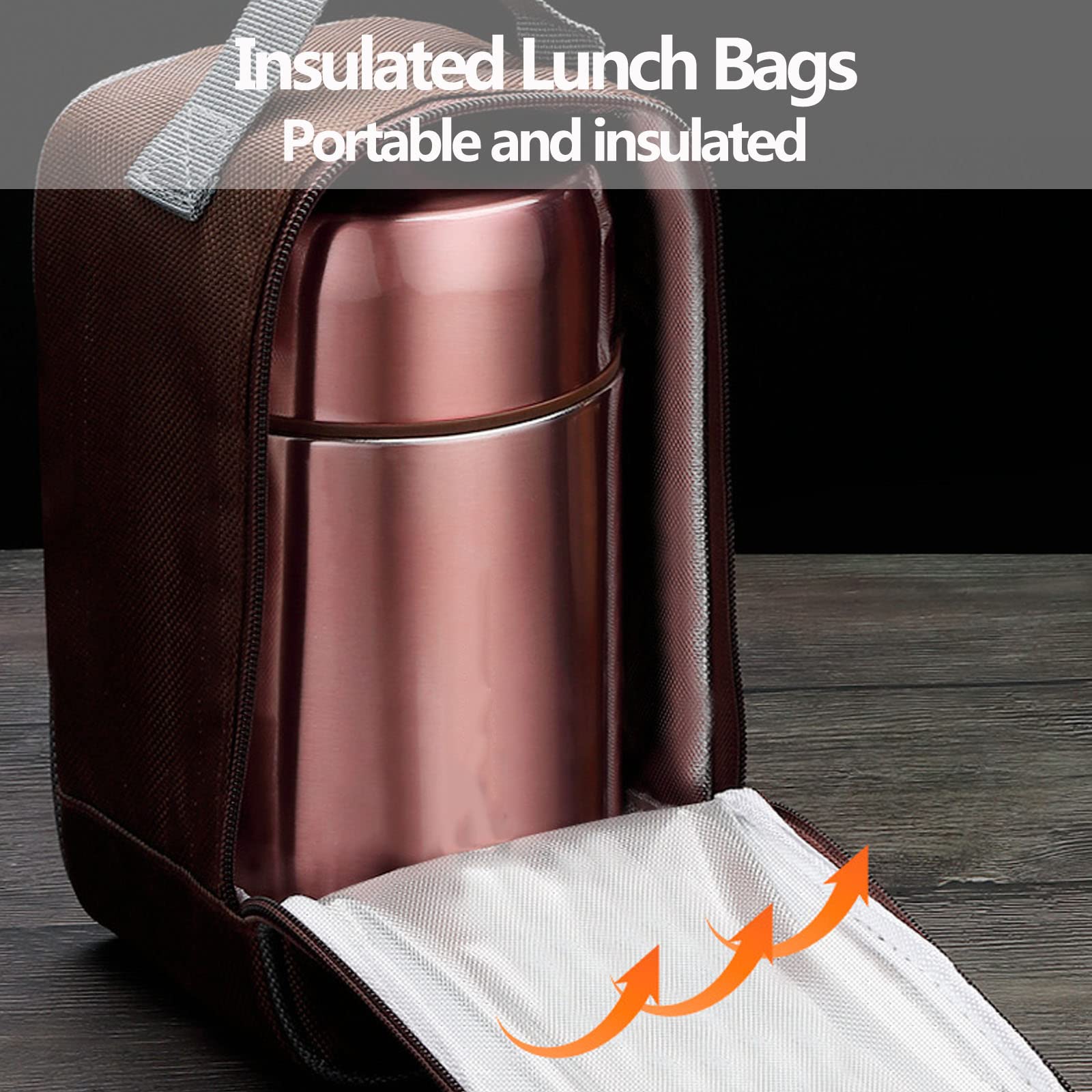 Bento Lunch, Snack Box, Lunch Box, Termosy próżniowe 1000 ml, Lunch Box na gorące jedzenie Premium ze stali nierdzewnej, termosy próżniowe, termosy termiczne, pojemniki z torbą, pędzel i łyżka dla dzi