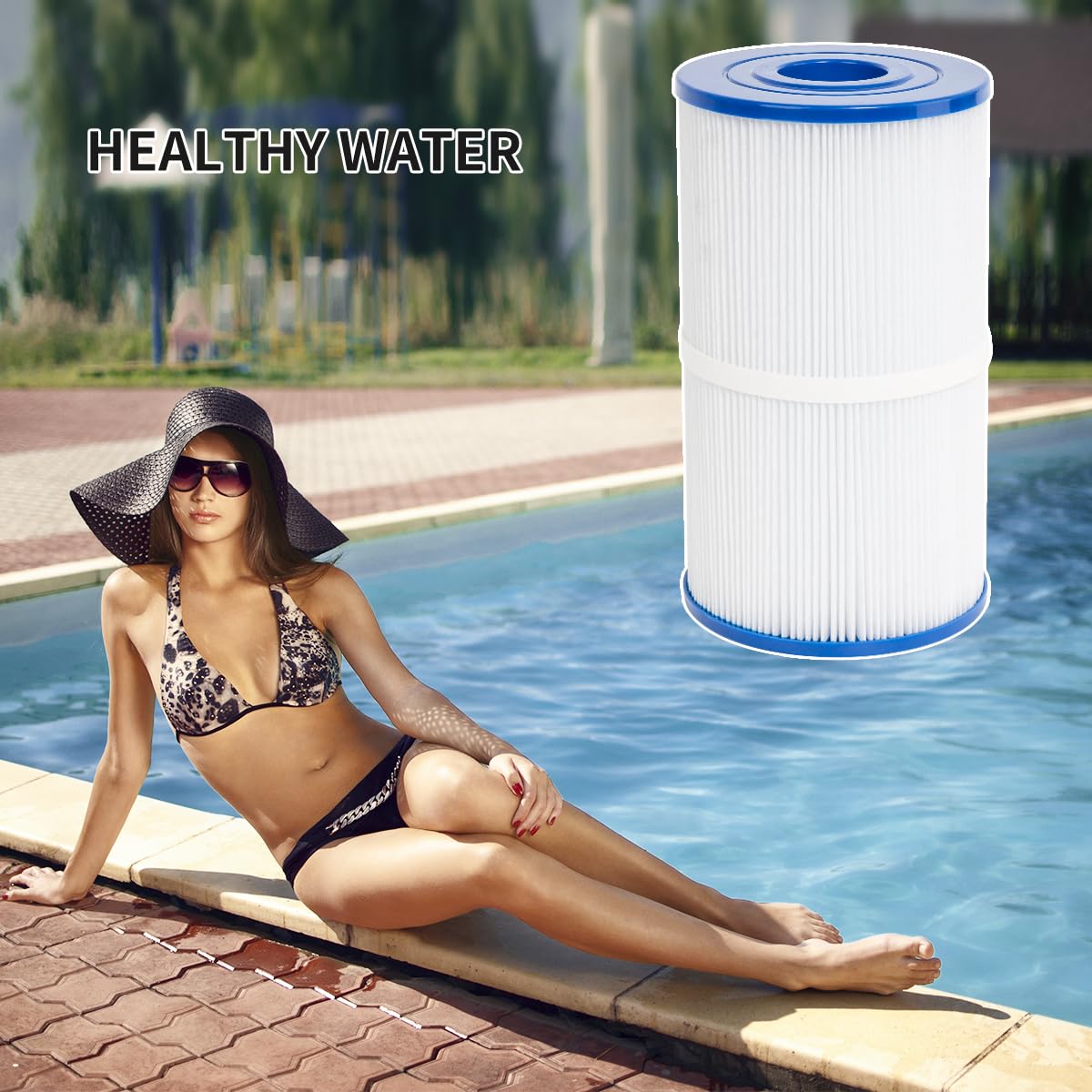 Lot de 3 filtres de spa de rechange compatibles avec Watkins 31489, Unicel C-6430, FC-3915, P/N0969601, 71825, 73178, 73250, 30 m², 3 m²