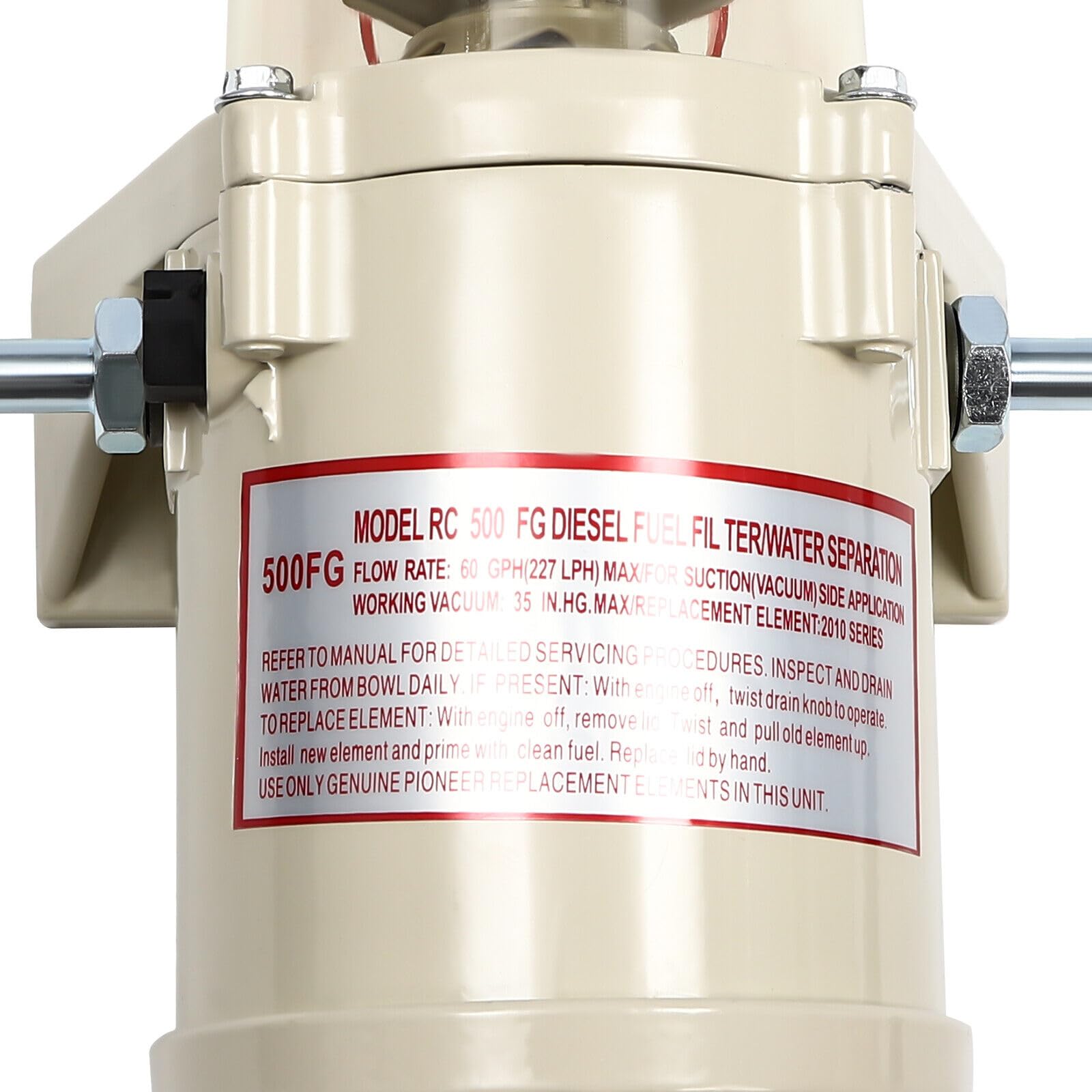 Filtre à carburant diesel 500FG 500FH Séparateur eau Gasoil Marin