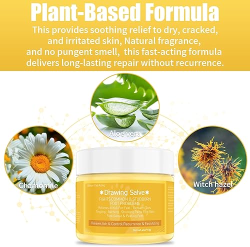 Miniatura 3 de 1 paquete de alivio de la picazón en los pies, la piel de la boca y la mano del pie, crema calmante, especial para picazón deportista, olor de pies,