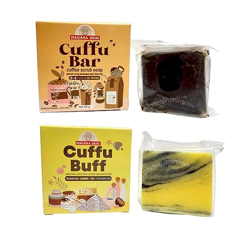 Magara Skin Cuffu Bar y Cuffu Buff Coffee Scrub Jabón