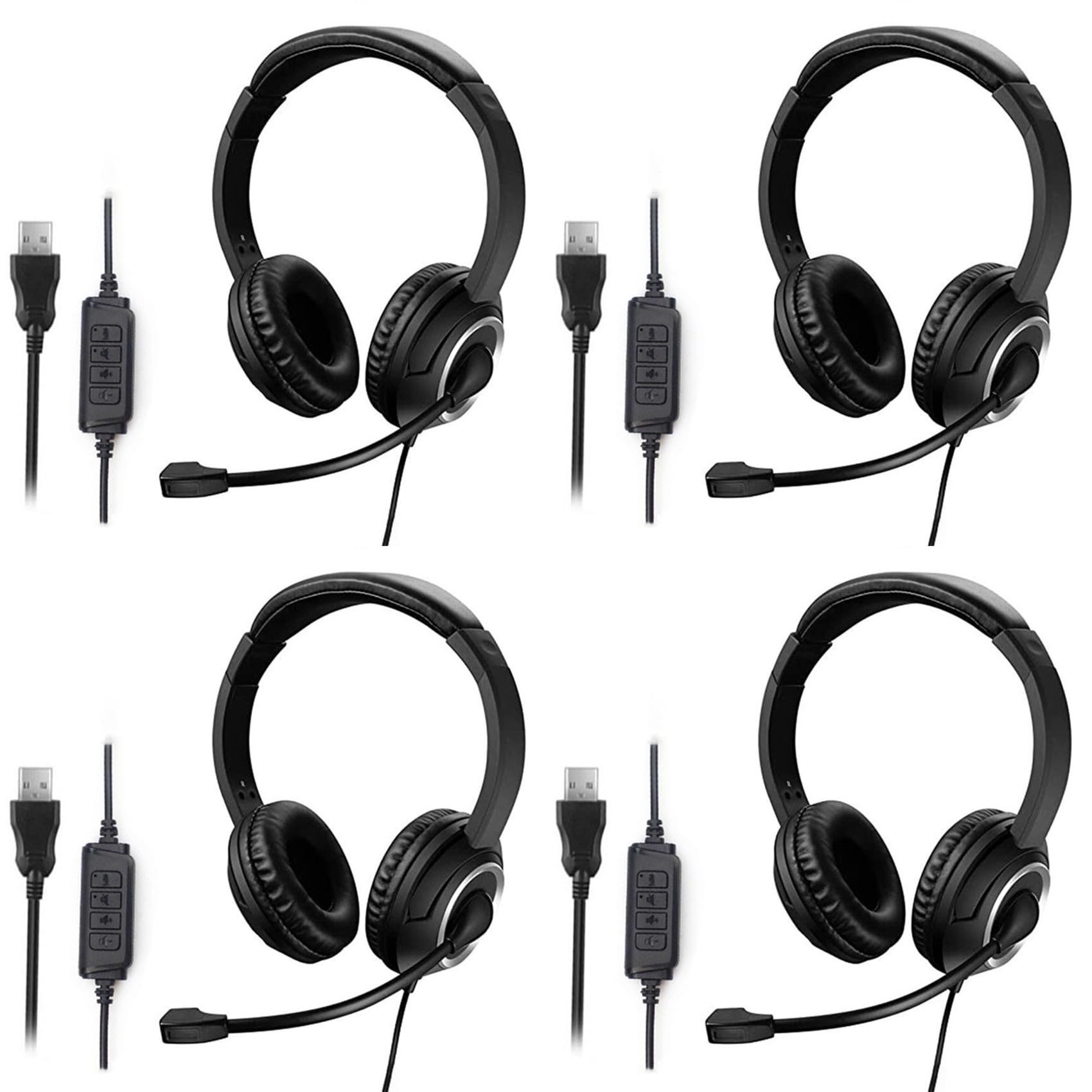 Casque USB avec microphone antibruit pour optimiser le télétravail sur PC portable - 8
