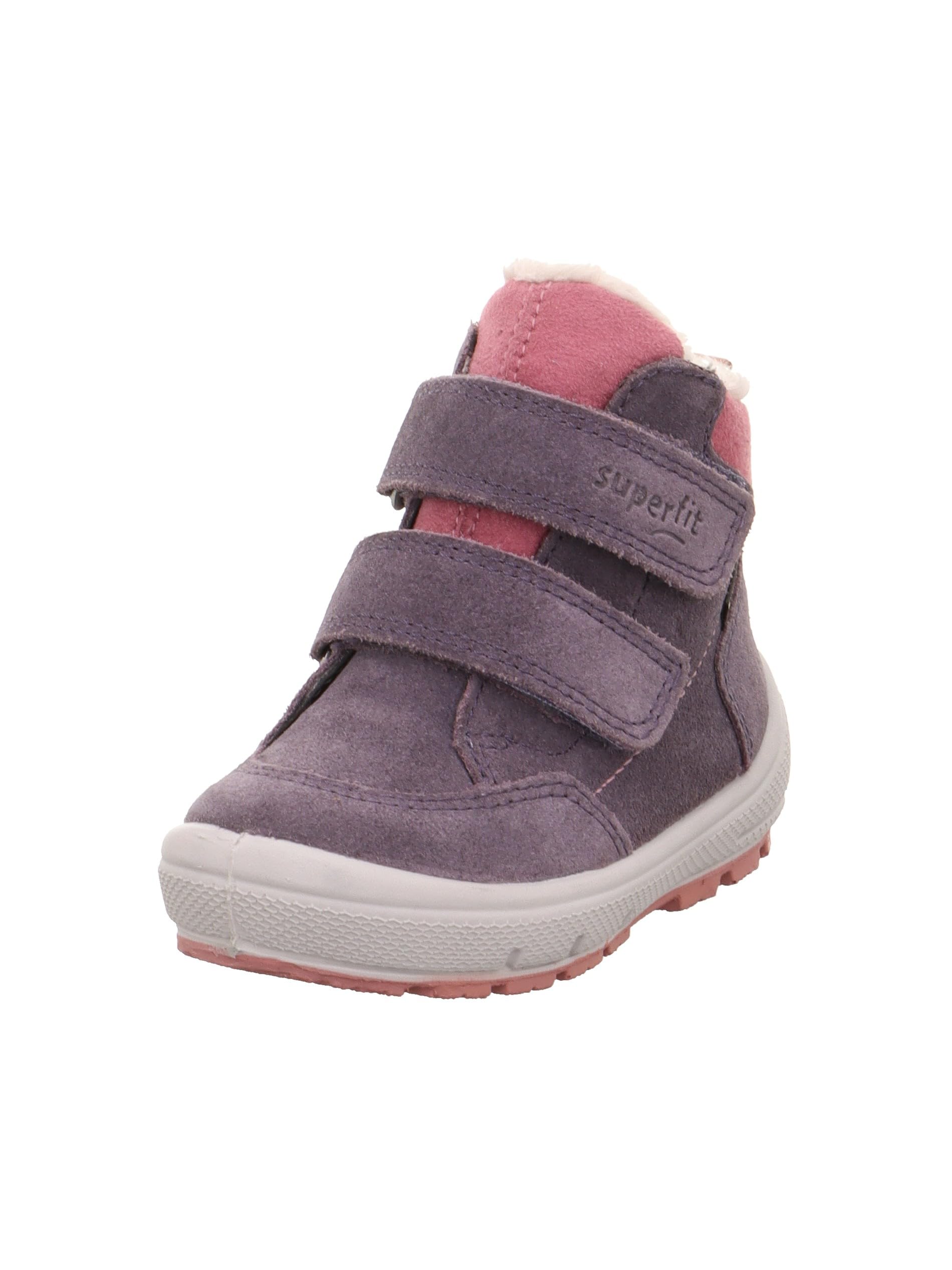 Superfit Girls' Groovy Warm Lined Gore-Tex Snow Boots, Purple pink 8500, 2.5 UK Child