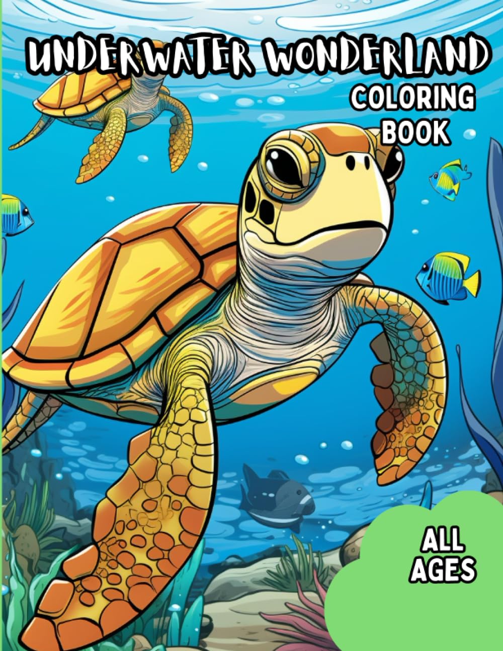 Underwater Wonderland Coloring Book: Ocean Life
