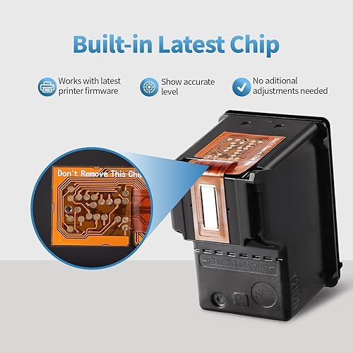 Miniatura 6 de Cartucho de tinta remanufacturado de repuesto para HP Ink 65 65XL negro para HP DeskJet 3772 3755 3722 3752 3700 2621 2622 2623 2625 2622 2640 2652