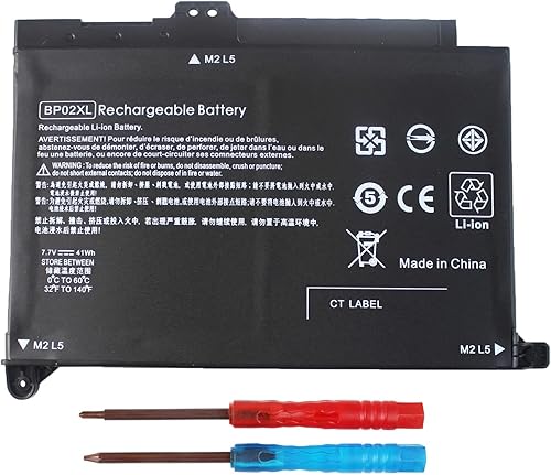 Bovekeey Batería BP02XL de 7.7V 41WH para HP Pavilion 15-AU000 15-AW000 15T-AW000 15-AU063CL 15-AU091NR 15-AU010WM 15- AU123CL 15-AW068NR 849569-421