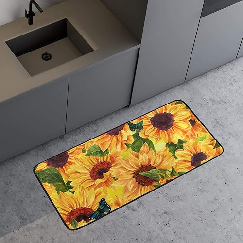 Miniatura 2 de Tapete de cocina antifatiga, antideslizante, absorbente, cómodo, tapete suave para pasillo, entrada, baño, sala de estar, dormitorio, 39 x 20