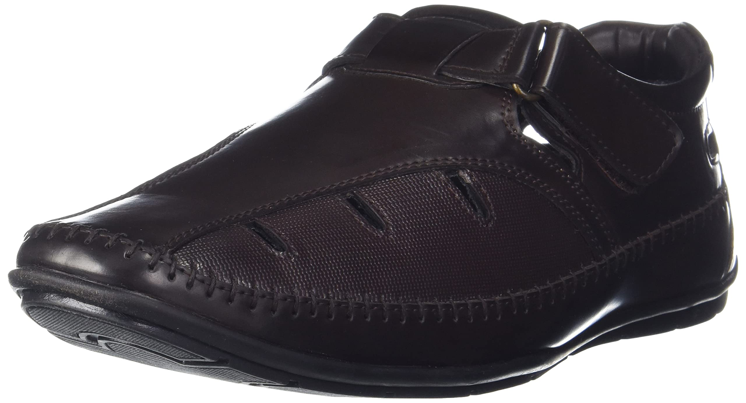 BATA Mens Draco Texture Brown Sandal (B08THRF76T) Amazon Price History, Amazon Price Tracker