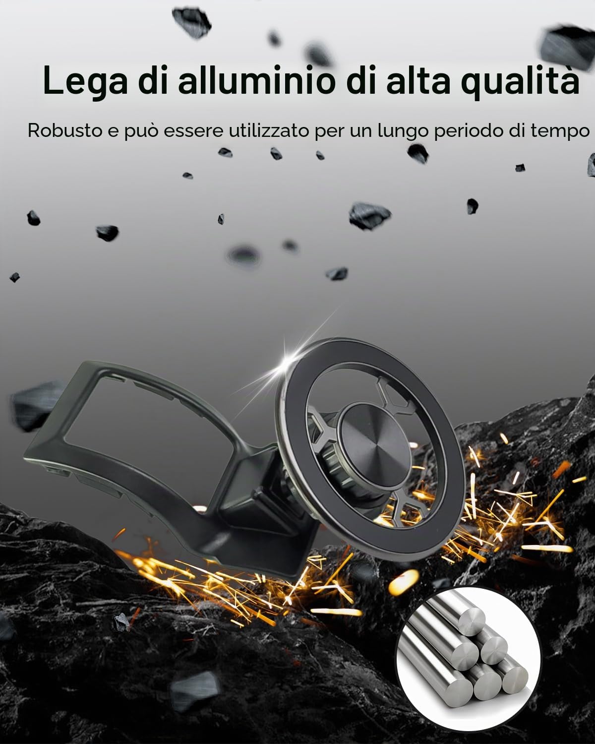 Supporto Magnetico per Auto per CHR 2018-2023, Ultra Magnetico Rotazione a 360° Supporto per Auto per iPhone 17 16 15 14 13 12 Pro Max