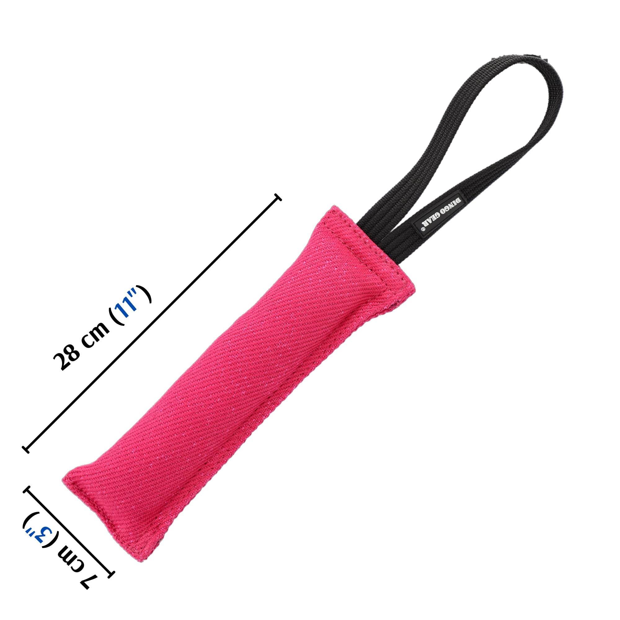 Dingo Gear French Linen Tug Toy For Dogs - Bite Pillow With Handle For Training, Agility & Tug Of War - View #5