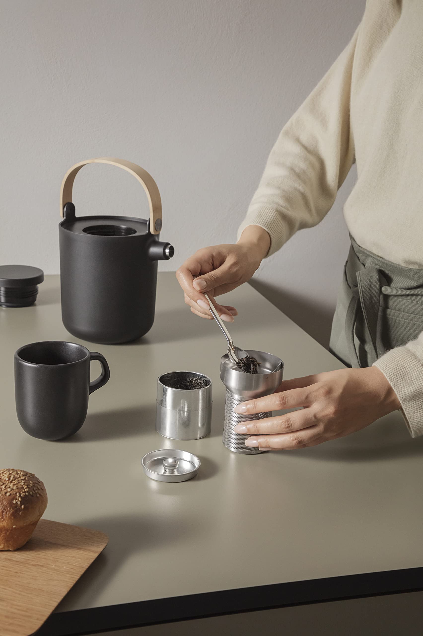 Eva Solo Nordic Kitchen Tee Thermoskanne sand 1 Liter