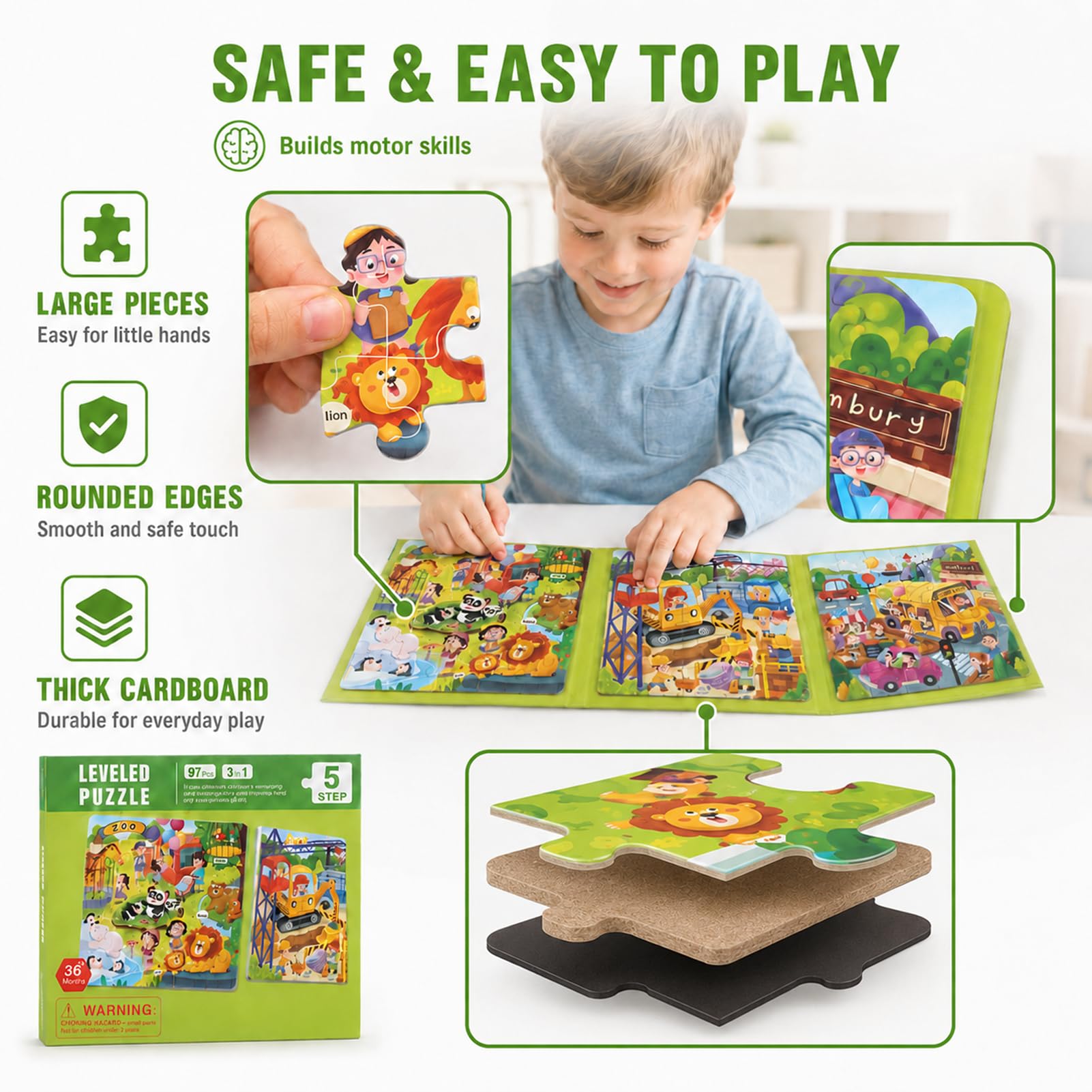 Magnetyczne puzzle 25-30-42 elementów, puzzle dla dzieci od 3 do 6 lat, aktywność w samolocie dla małych dzieci, edukacyjna zabawka podróżna, prezent magnetyczny, gra edukacyjna do wspierania