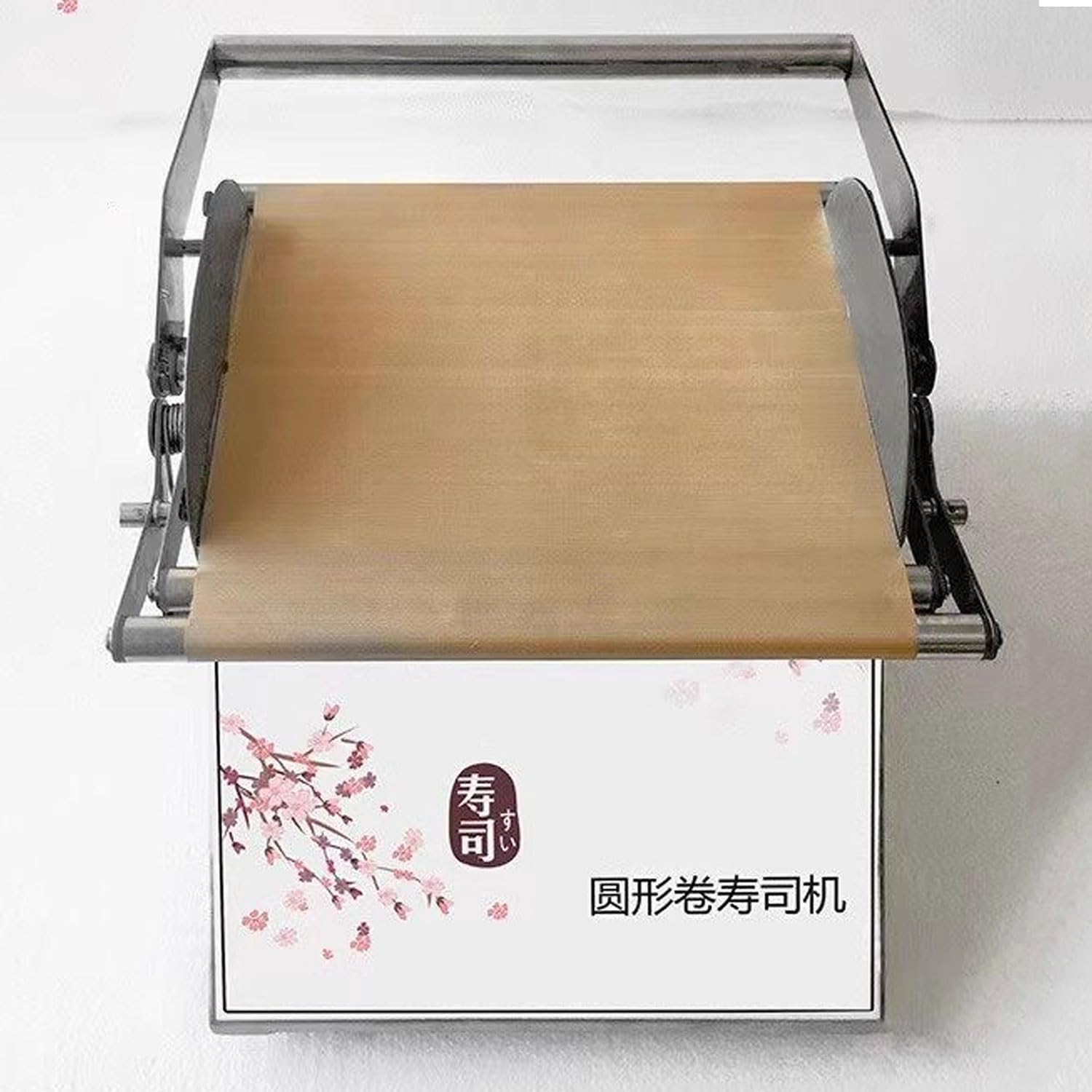 Kit per sushi, macchina manuale per sushi in acciaio inox, rullo rotondo fai da te per ristoranti, buffet, snack bar, palline di riso e alghe